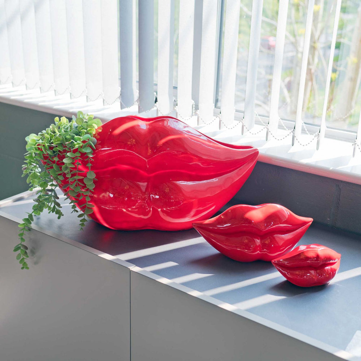 Red Lips Planter