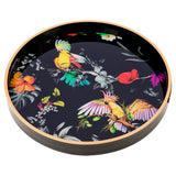 Circular Tray Set With Parrot Design