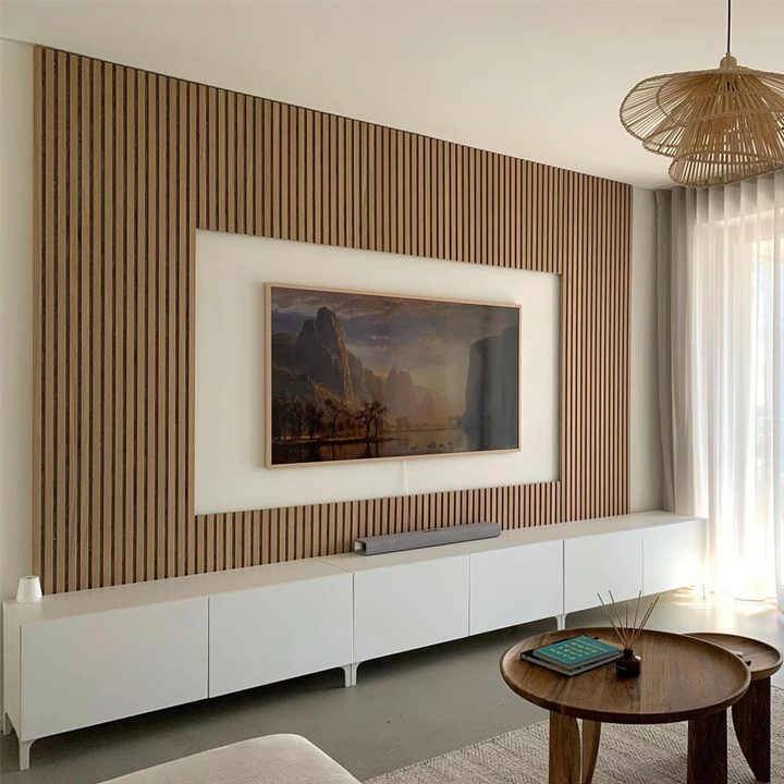 Teak Oak Acoustic Wall Panel