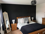 Black Slatted Acoustic Wall Panel 60 x 240cm