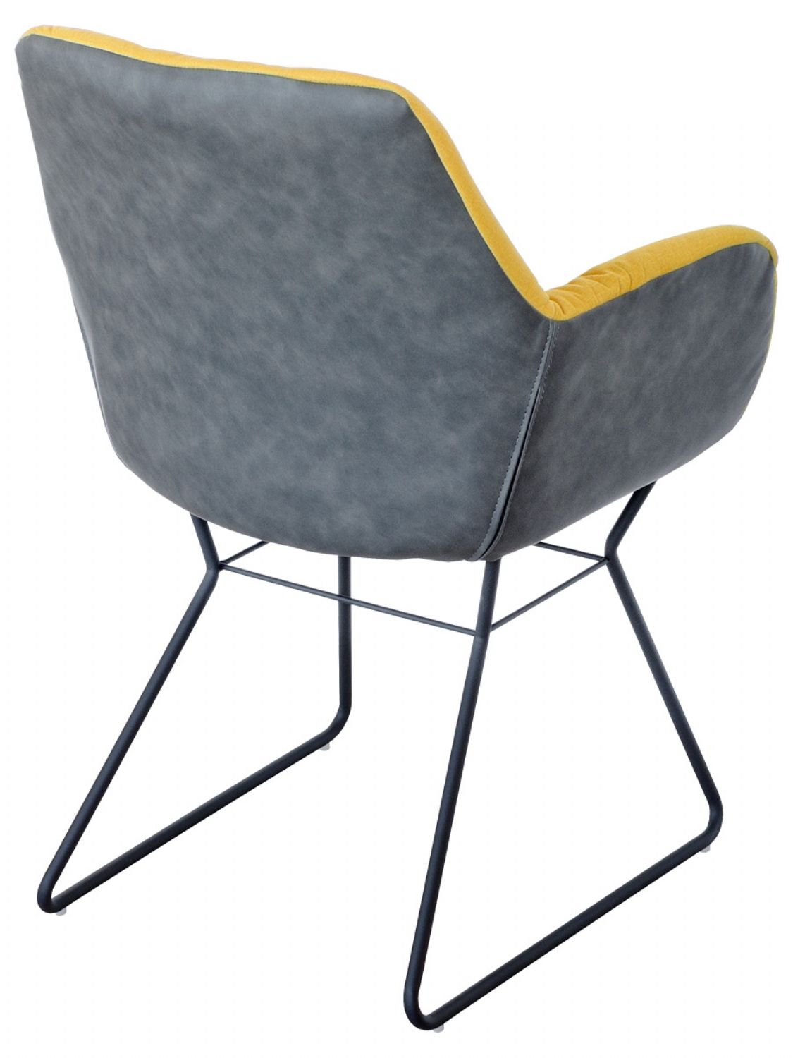 Leyton Two tone Yellow Chair – Set of 2