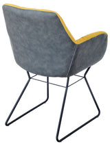 Leyton Two tone Yellow Chair – Set of 2