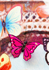 Eiffel Tower & Butterfly 3D Canvas Wall Art