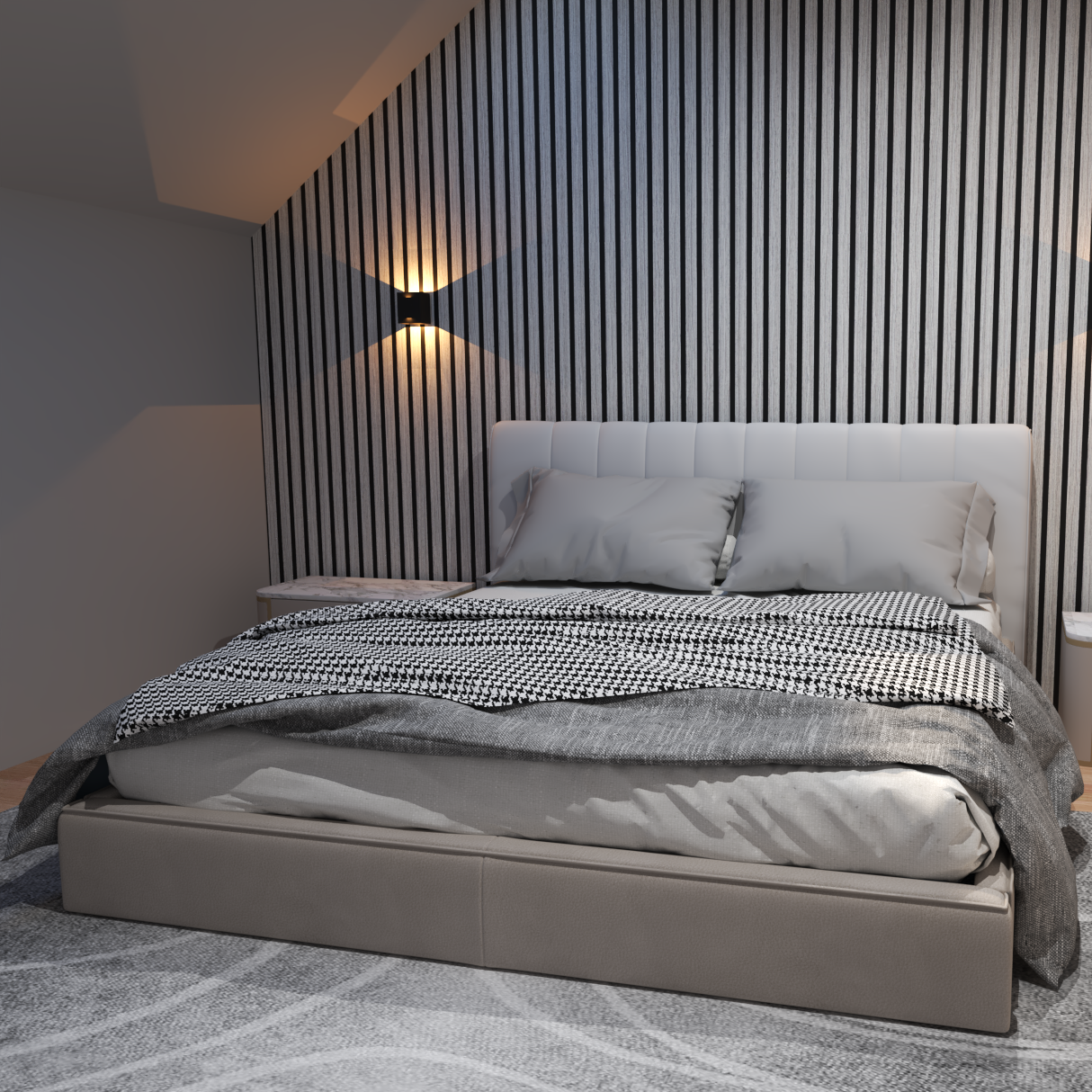Light Grey Acoustic Panel