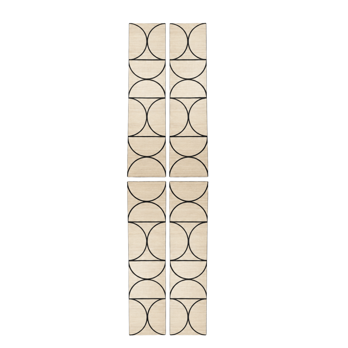 Superlightweight Halo - Self Adhesive Acoustic Wall Panels - 120cm x 30cm (4 pack)