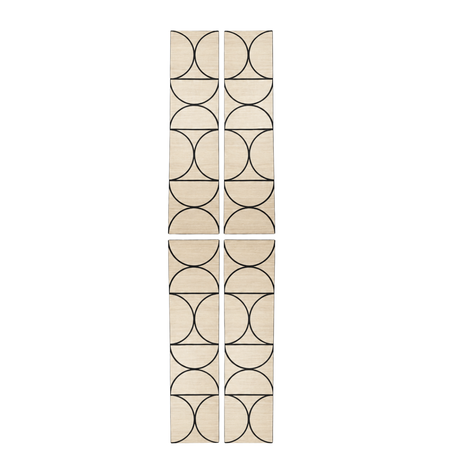 Superlightweight Halo - Self Adhesive Acoustic Wall Panels - 120cm x 30cm (4 pack)