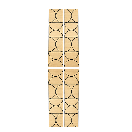 Superlightweight Halo - Self Adhesive Acoustic Wall Panels - 120cm x 30cm (4 pack)