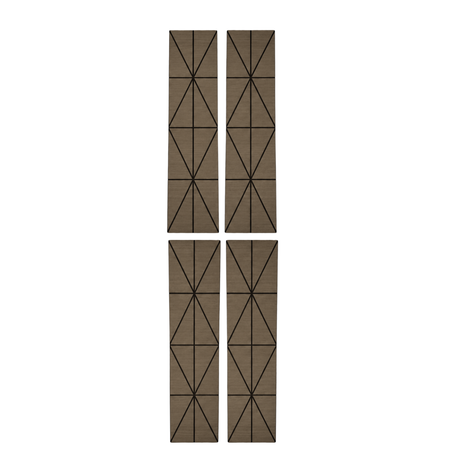 Superlightweight Harlequin - Self Adhesive Acoustic Wall Panels - 120cm x 30cm (4 pack)