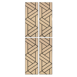 Superlightweight Lattice - Self Adhesive Acoustic Wall Panels- 120cm x 30cm (4 pack)