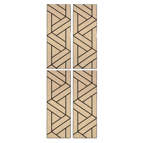 Superlightweight Lattice - Self Adhesive Acoustic Wall Panels- 120cm x 30cm (4 pack)