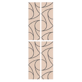 Superlightweight Spiral - Self Adhesive Acoustic Wall Panels - 120cm x 30cm (4 pack)