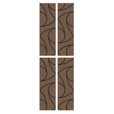 Superlightweight Spiral - Self Adhesive Acoustic Wall Panels - 120cm x 30cm (4 pack)