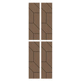 Superlightweight Wedge - Self Adhesive Acoustic Wall Panels - 120cm x 30cm (4 pack)