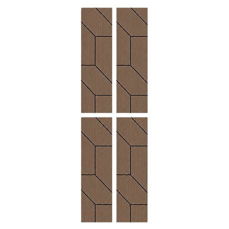 Superlightweight Wedge - Self Adhesive Acoustic Wall Panels - 120cm x 30cm (4 pack)