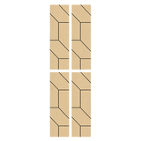 Superlightweight Wedge - Self Adhesive Acoustic Wall Panels - 120cm x 30cm (4 pack)