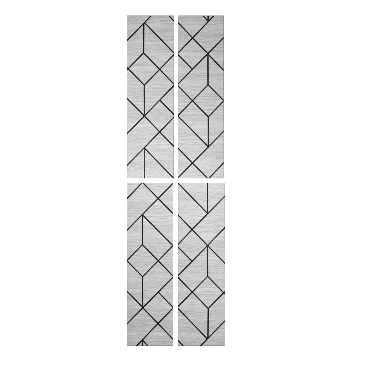 Superlightweight Shard - Self Adhesive Acoustic Wall Panels - 120cm x 30cm (4 pack)