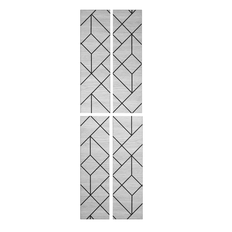Superlightweight Shard - Self Adhesive Acoustic Wall Panels - 120cm x 30cm (4 pack)
