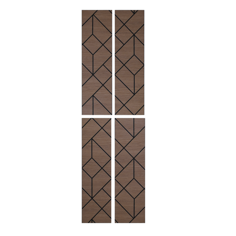Superlightweight Shard - Self Adhesive Acoustic Wall Panels - 120cm x 30cm (4 pack)