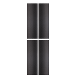 Superlightweight Slatted - Self Adhesive Acoustic Wall Panels - 120cm x 30cm (4 pack)
