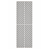 Superlightweight Herringbone - Self Adhesive Acoustic Wall Panels - 120cm x 30cm (4 pack)