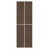 Superlightweight Herringbone - Self Adhesive Acoustic Wall Panels - 120cm x 30cm (4 pack)