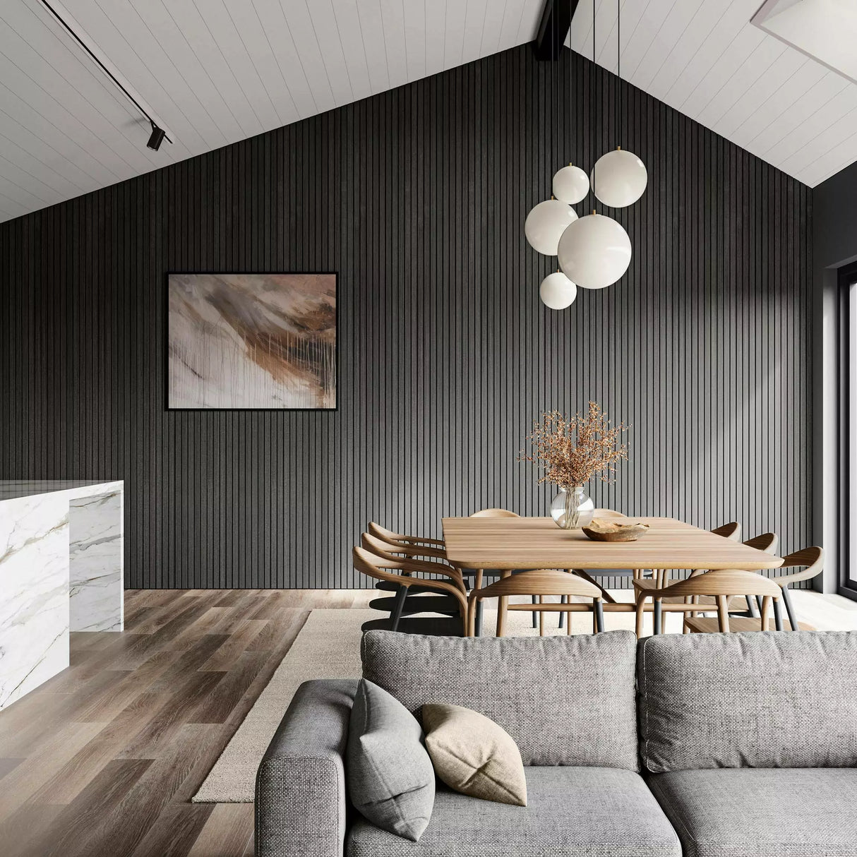 Dark Grey Acoustic Panel