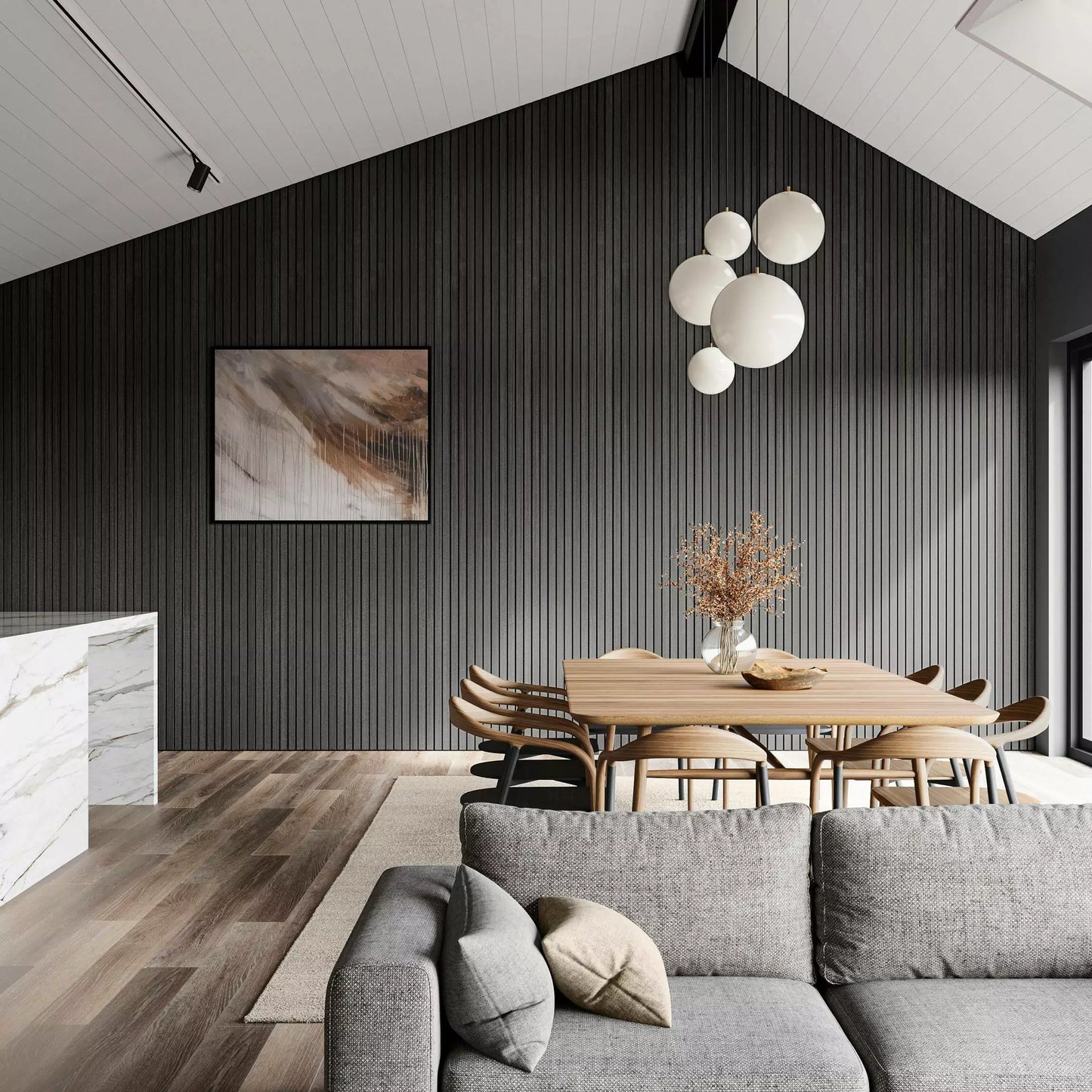 Dark Grey Acoustic Panel