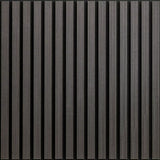 Acoustic Pattern Wall Panels - Square - 60 x 60cm (4 pack) - Black Oak