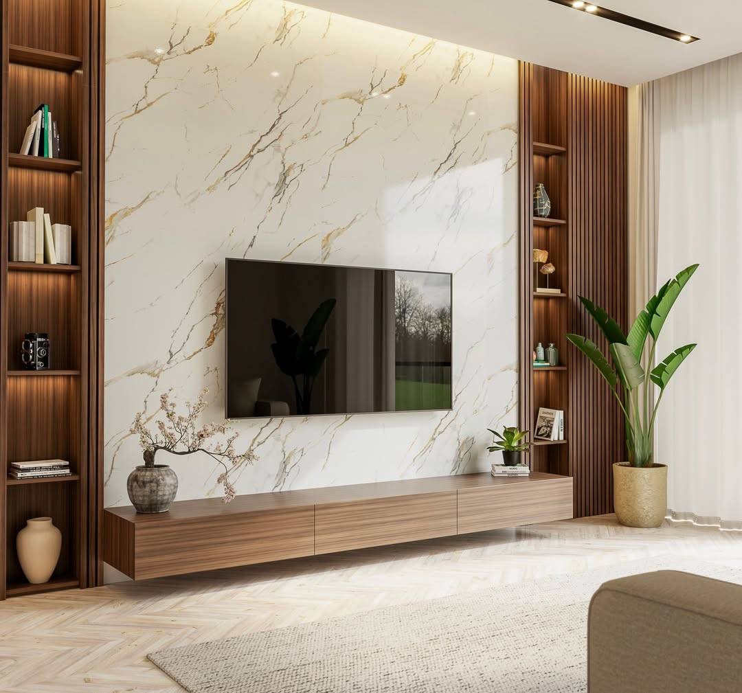White Gold Grey Vein PVC Wall Panel 90 x 240cm