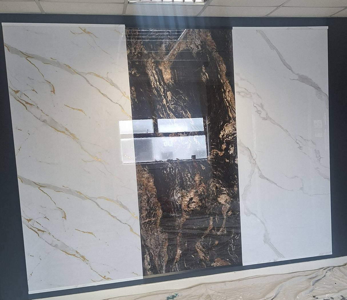 White Marble Decorative PVC Wall Panel 60 x 240cm
