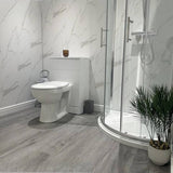 White Marble Decorative PVC Wall Panel 60 x 240cm