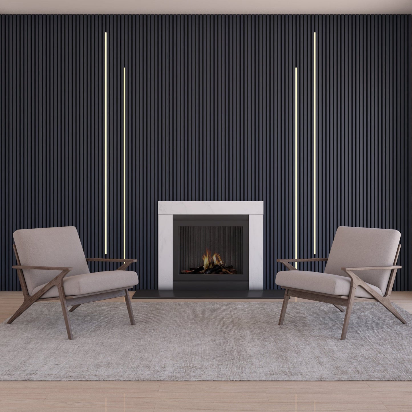 Dark Grey Acoustic Panel